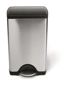 Kosz na śmieci Step-on, 38 l, stal nierdzewna, SIMPLEHUMAN